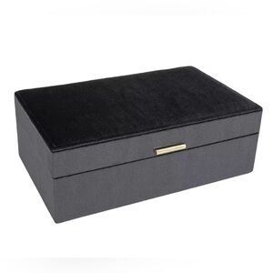 Mele & Co Black Velvet Jewelry Box necklace and ring and bracelet holder. R14